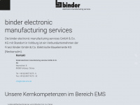 binder-ems.de Webseite Vorschau