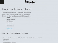 binder-cableassemblies.hu Webseite Vorschau