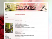 florartist.de Webseite Vorschau