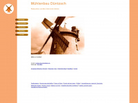 muehlenbau-duentzsch.de Webseite Vorschau