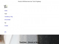 textil-highway.de Webseite Vorschau