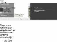 sweco.fi Webseite Vorschau