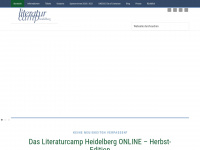 literaturcamp-heidelberg.de Webseite Vorschau