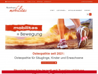 physiotherapie-mobilitas.de Webseite Vorschau