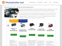 wechselrichtertest.net Webseite Vorschau