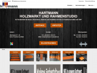 hartmann-holzmarkt.de Webseite Vorschau