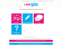 linieplus.de Webseite Vorschau