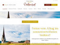 gasserhof.it Webseite Vorschau