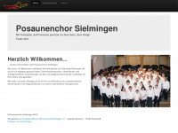 posaunenchor-sielmingen.de Webseite Vorschau