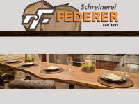 schreinerei-federer-freiburg.de Webseite Vorschau