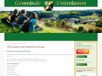 unterlamm.gv.at Webseite Vorschau