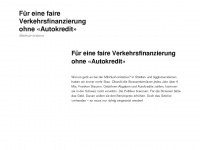 faire-verkehrsfinanzierung.ch Webseite Vorschau