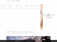 rieser-malzer.at Webseite Vorschau