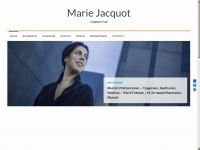 marie-jacquot.de Webseite Vorschau