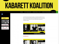 kabarettkoalition.at Webseite Vorschau