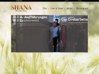 shanafilm.com Webseite Vorschau