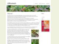 giftsumach.de Webseite Vorschau