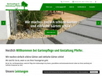 pfeifer-garten.de Webseite Vorschau