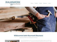 raumwerk-baumann.de Webseite Vorschau