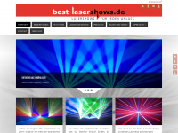 best-lasershows.de Webseite Vorschau