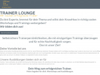 trainer-lounge.net Webseite Vorschau