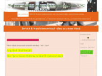 werkzeugmaschinen-service-cnc.de Webseite Vorschau