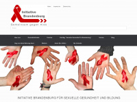 brandenburg-gemeinsam-gegen-aids.de Webseite Vorschau