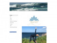 yoga-in-strande.de Webseite Vorschau