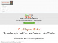 pro-physio-rinke.de Webseite Vorschau