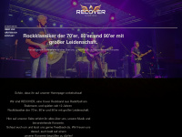 recover-rockband.de Webseite Vorschau