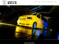 clubbulls.at Webseite Vorschau