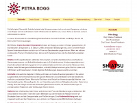 petra-bogg.at Webseite Vorschau