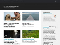 motivationsgeschichten.com Webseite Vorschau