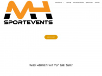 mh-sportevents.de Webseite Vorschau