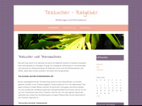 teekocher.net Webseite Vorschau