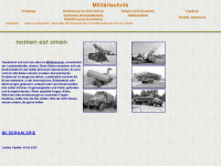 militaertechnik-der-nva.de Webseite Vorschau