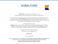 kobaltoxid.de Webseite Vorschau