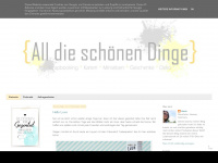 all-die-schoenen-dinge.blogspot.com Webseite Vorschau