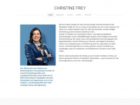 christine-frey.ch Webseite Vorschau