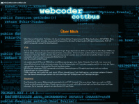 webcoder-cottbus.de Webseite Vorschau