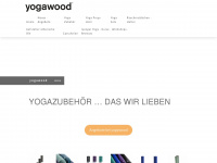 yogawood.de Webseite Vorschau