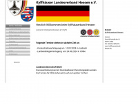 kyffhaeuserbund-hessen.de Webseite Vorschau