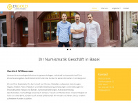 exgold.ch Webseite Vorschau