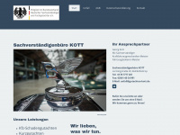 gutachten-kott.jimdo.com Webseite Vorschau