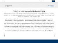 loewensteinmedical.co.uk Webseite Vorschau