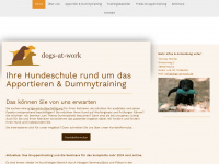 dogs-at-work.com Webseite Vorschau