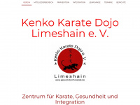 gesund-durch-karate.de Webseite Vorschau