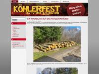 koehlerfest-bad-orb.de Webseite Vorschau
