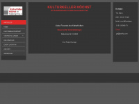 kulturkeller-höchst.de Webseite Vorschau