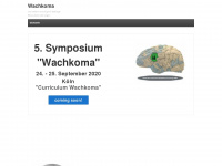 daswachkoma.org Webseite Vorschau